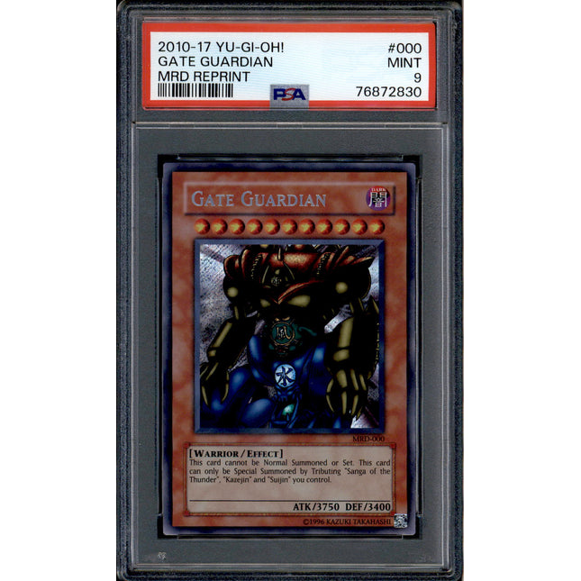 Gate Guardian - MRD-000 - PSA 9 - Secret - Metal Raiders Reprint - Pokemon - 72830