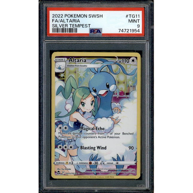 Altaria - TG11/TG30 - PSA 9 - Character Rare - Silver Tempest - Pokemon - 21954