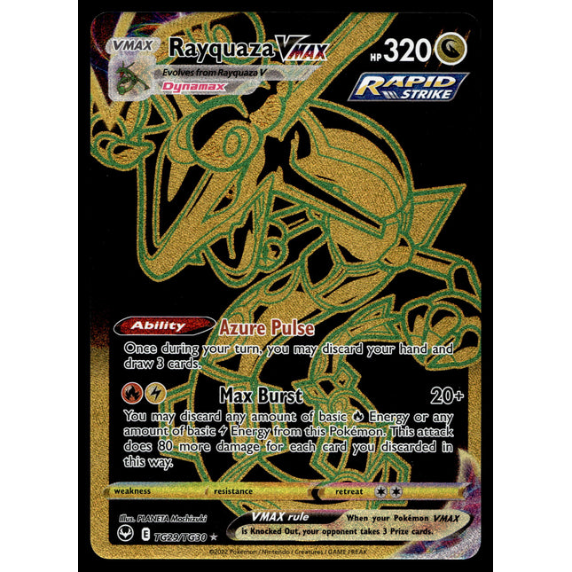 Rayquaza Vmax - TG29/TG30 - NM - Secret Rare - Silver Tempest - Pokemon - A7-32