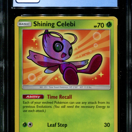 Shining Celebi - SM79 - CGC 8.5 - Black Star Promo - Shining Legends - Pokemon -  15151