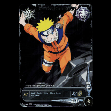 Naruto Uzumaki - 1168 - NM - 1st Edition Full Art - S21 - Naruto CCG - D3-102