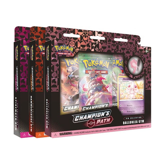Champion's Path Pin Collection Set 2 Box - 1x Box (Random Style) - Pokemon - New - Sealed