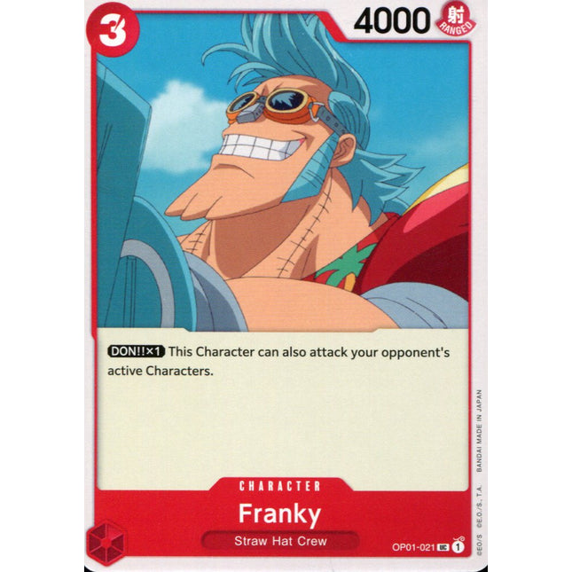 Franky - OP01-021 - Uncommon - English - One Piece TCG OP-01