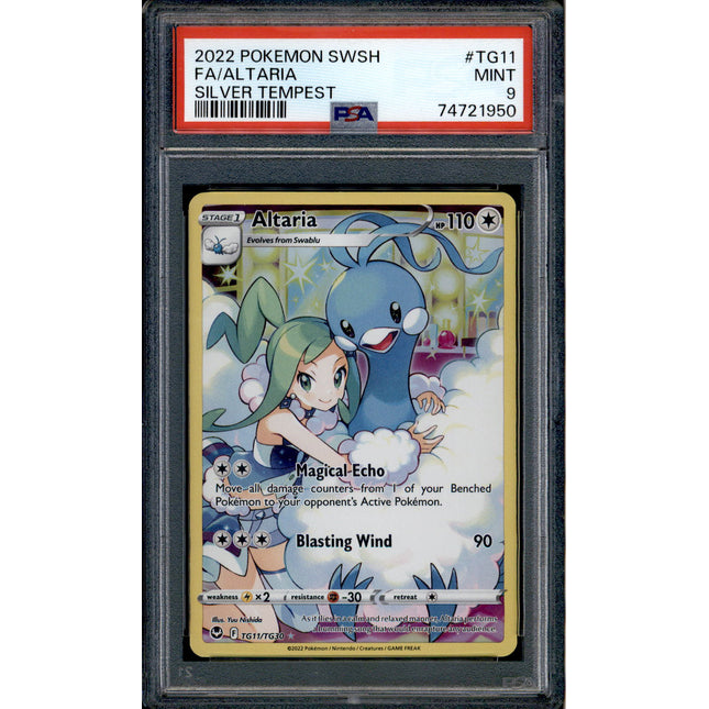 Altaria - TG11/TG30 - PSA 9 - Character Rare - Silver Tempest - Pokemon - 21950