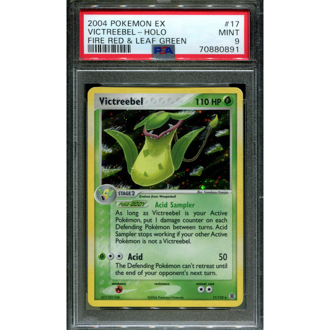 Victreebel - 17/112 - PSA 9 - Holo - FRLG - Pokemon - 80891