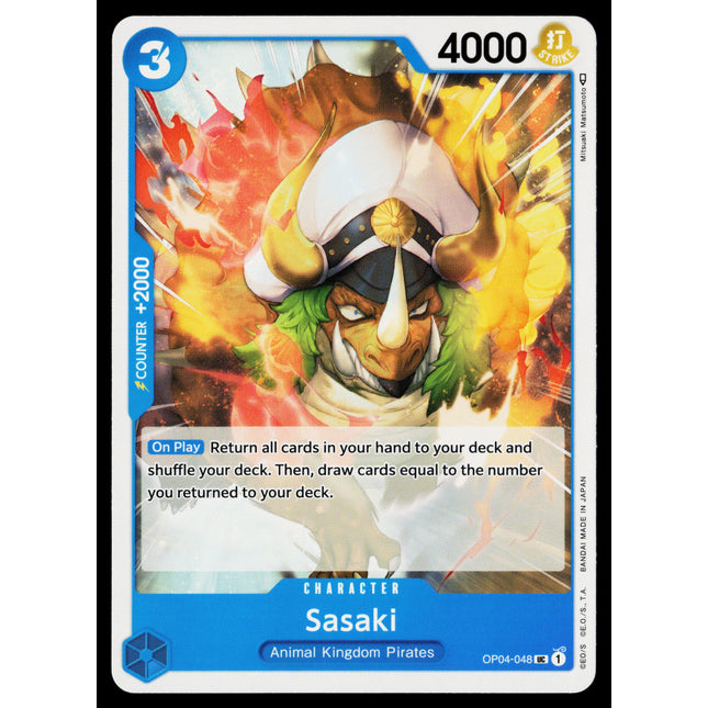 Sasaki - OP04-048 - NM - Uncommon - English OP04 - One Piece TCG