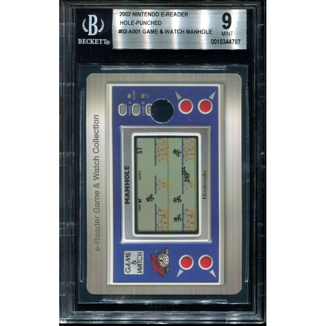 Game & Watch Manhole - BGS 9 - Hole-Punched - E-reader - Nintendo - 44787