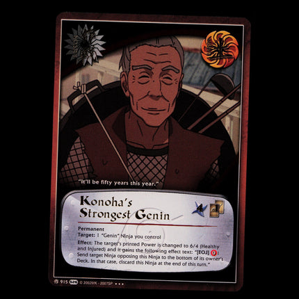 Konoha's Strongest Genin - 915 - NM - Foil - S26 - Naruto CCG - E1-140