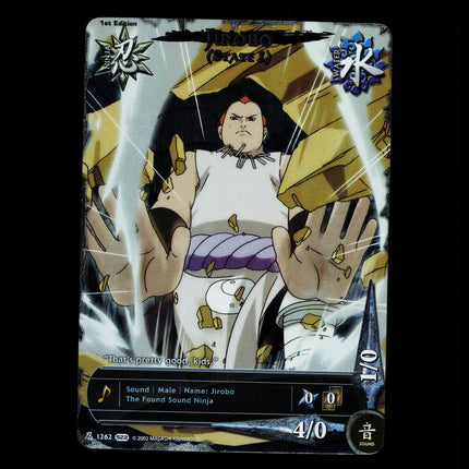 Jirobo (State 1) - 1262 - NM - 1st Edition Foil - S22 - Naruto CCG - D4-24