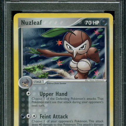 Nuzleaf - 45/101 - PSA 8 - Reverse Holo - Hidden Legends - Pokemon - 80829
