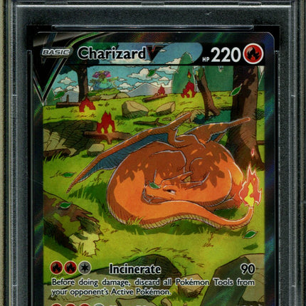 Charizard V - SWSH260 - PSA 9 - Alternate Art - Black Star Promo - Pokemon - 56406