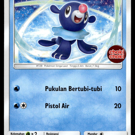 Popplio - 062/SM-P - NM - Indonesian Choki Choki - Promo - Pokemon - B1-57