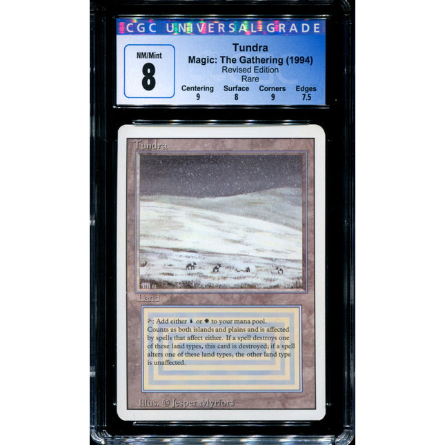 Tundra - CGC 8 - Rare - Revised Edition - Magic the Gathering - 70066