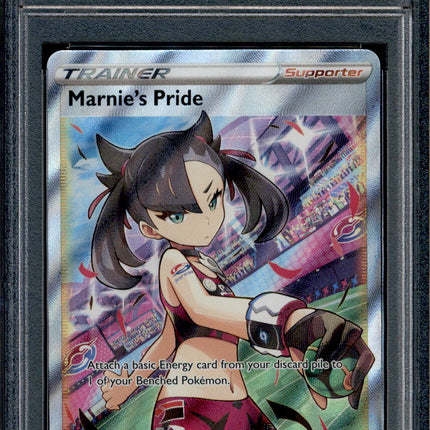 Marnie's Pride - 171/172 - PSA 10 - Full Art - Brilliant Stars - Pokemon - 76464