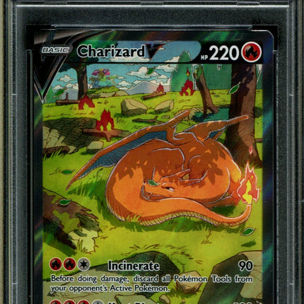 Charizard V - SWSH260 - PSA 9 - Alternate Art - Black Star Promo - Pokemon - 56409