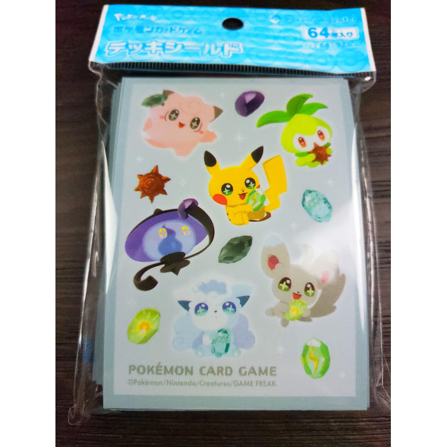 Dazzling Evolution Stones Pikachu - Set of 64 Sleeves - Japanese - Pokemon Center