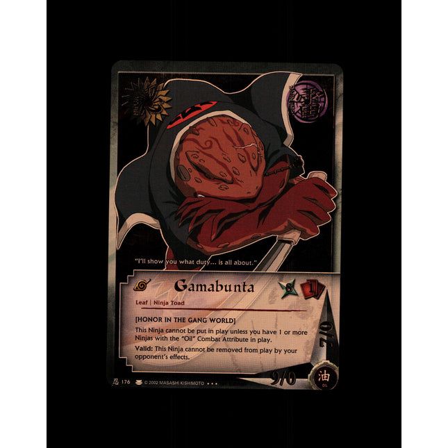 Gamabunta - 176 - NM - 1st Edition - Foil - Naruto CCG - D4-200