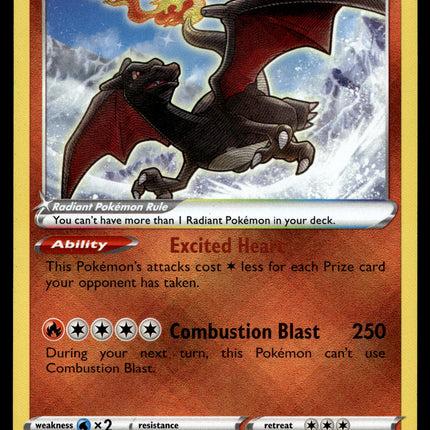 Radiant Charizard - 020/159 - NM - Ultra Rare - Crown Zenith - Pokemon - A7-53