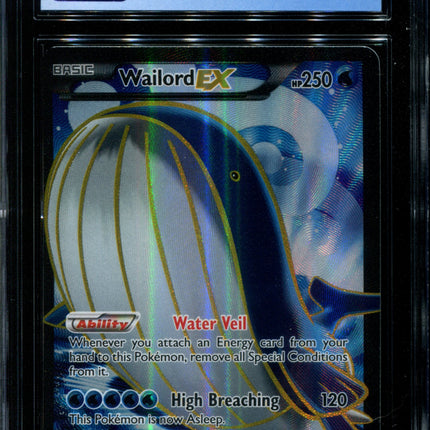Wailord EX - 147/160 - CGC 7.5 Near Mint+ - Primal Clash - 02051