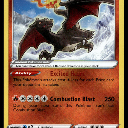 Radiant Charizard - 020/159 - NM - Ultra Rare - Crown Zenith - Pokemon - A7-54