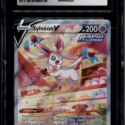 Sylveon V - 184/203 - CGC 10 - Alt Art - Evolving Skies - Pokemon - 92253