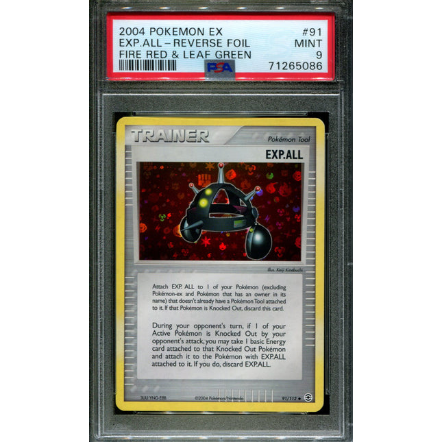 Exp. All - 91/112 - PSA 9 - Reverse Holo - FRLG - Pokemon - 65086