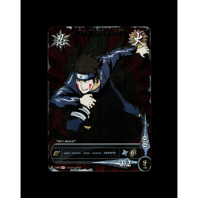 Kiba Inuzuka - 1165 - NM - 1st Edition Full Art - S21 - Naruto CCG - D3-106