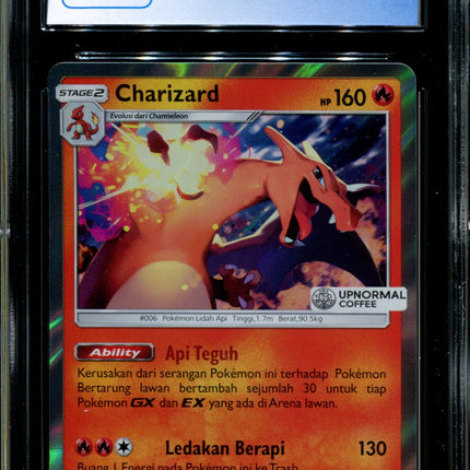 Charizard - 080/SM-P - CGC 9.5 - Sun & Moon Promos - Indonesian - Upnormal Coffee - Pokemon - 94126