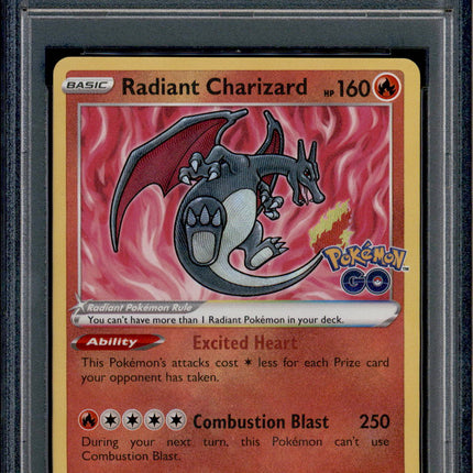 Radiant Charizard - 011/078 - PSA 9 - Ultra Rare - Pokemon GO - Pokemon - 79949
