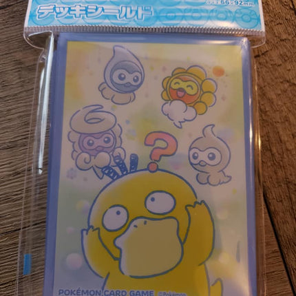 Psyduck Confused by Castform Weather - Pokemon Center - Set of 64 Sleeves