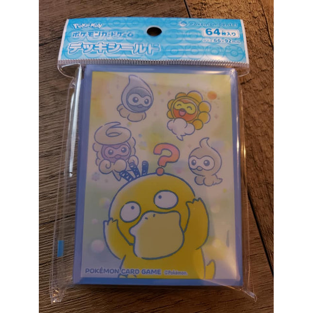 Psyduck Confused by Castform Weather - Pokemon Center - Set of 64 Sleeves