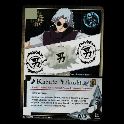 Kabuto Yakushi - 923 - NM - 1st Edition Foil - S18 - Naruto CCG - D4-119