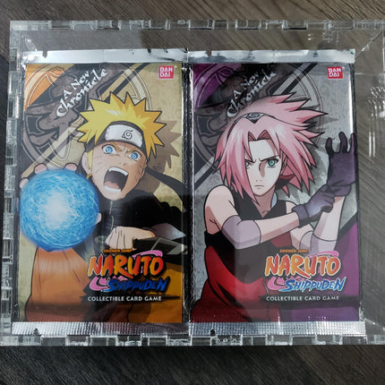 New Chronicles - Set 12 - Booster Pack Lot x28 Packs - Naruto CCG Card Game - Sealed