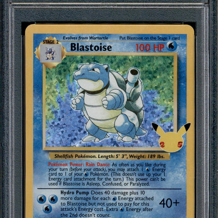 Blastoise - 2/102 - PSA 10 - Holo - Celebrations - Pokemon - 61993