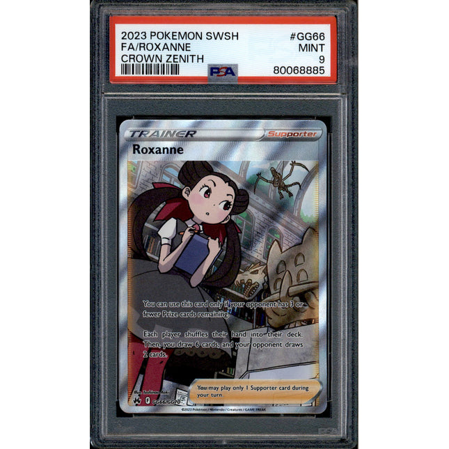 Roxanne - GG66/GG70 - PSA 9 - Full Art - Crown Zenith - Pokemon - 68885