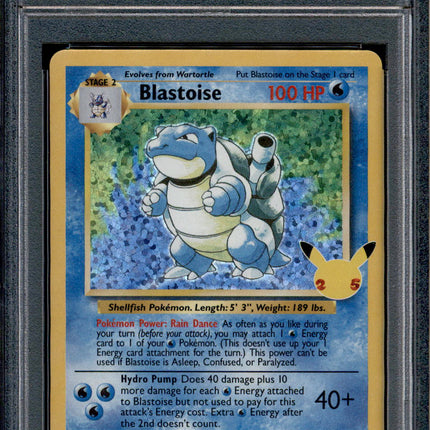Blastoise - 2/102 - PSA 9 - Holo - Celebrations - Pokemon - 76516