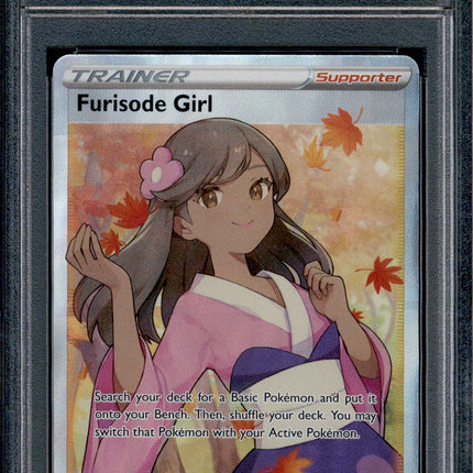 Furisode Girl - 190/195 - PSA 9 - Full Art - Silver Tempest - Pokemon - 76470