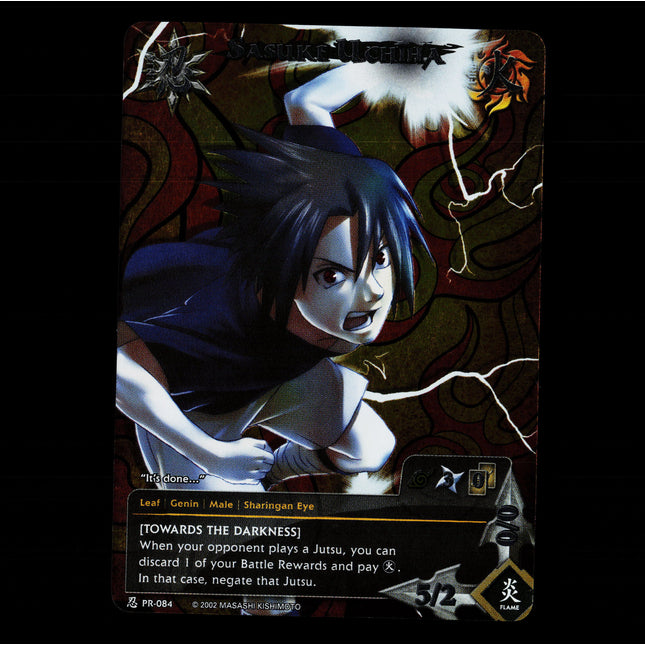 Sasuke Uchiha - PR-084 - NM - Foil - Promo - Naruto CCG - E1-12