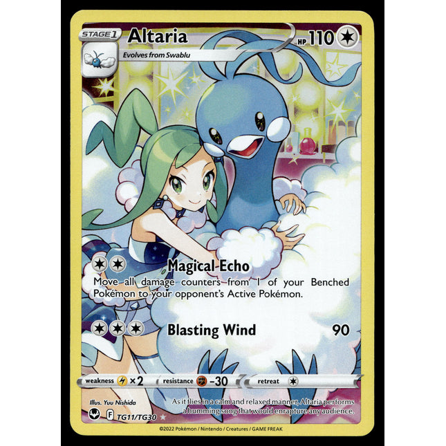 Altaria - TG11/TG30 - NM - Full Art - Silver Tempest - Pokemon - A6-13