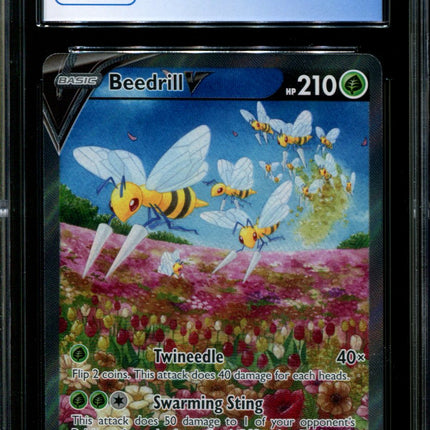 Beedrill V - 161/189 - CGC 9 - Alternate Art - Astral Radiance - Pokemon - 59099