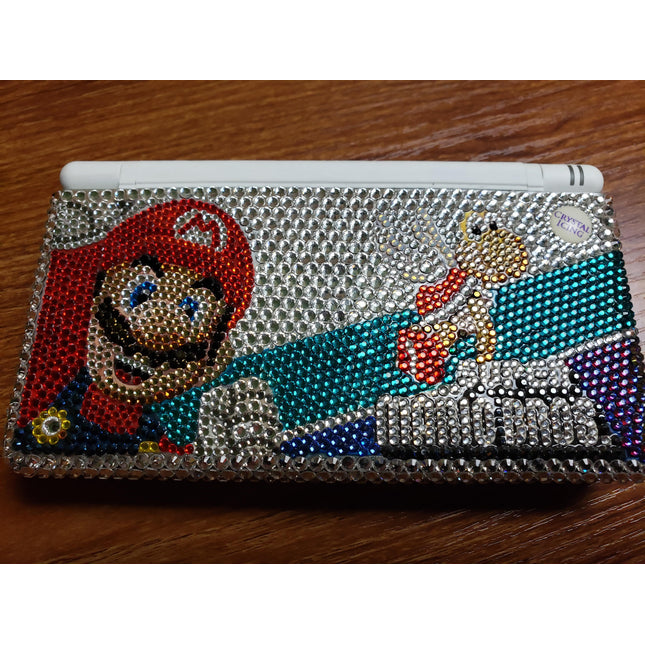 Nintendo DS Lite - Super Mario Bros Swarovski Console - 1 OF 1 - Nintendo World New York