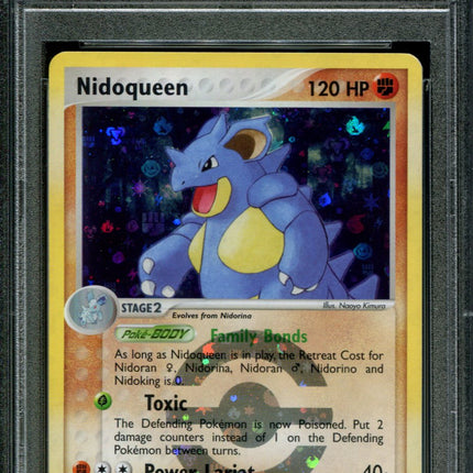 Nidoqueen - 9/112 - PSA 9 - Reverse Holo - FRLG - Pokemon - 80904
