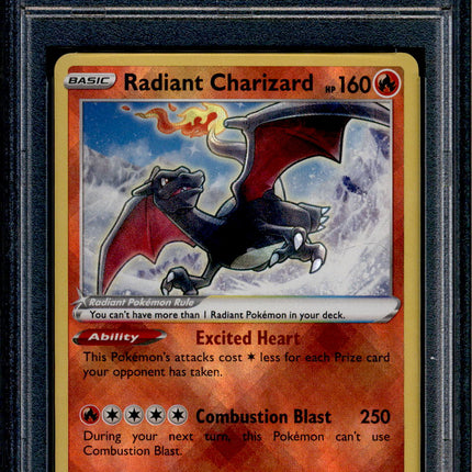 Radiant Charizard - 020/159 - PSA 9 - Holo - Crown Zenith - Pokemon - 68760