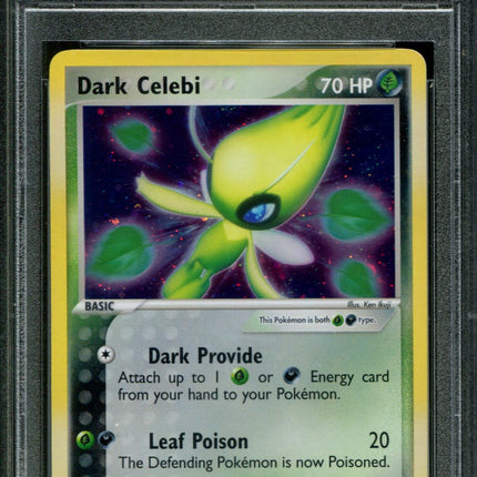 Dark Celebi - 4/101 - PSA 9 - Holo - Hidden Legends - Pokemon - 64979