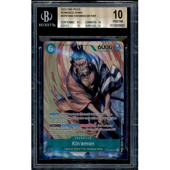 Kin'emon - OP01-040 - BGS 10 - Alt Art - Romance Dawn - One Piece - 09903