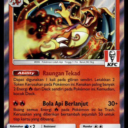Charizard - 181/SM-P - PSA NM - Indonesian - KFC - Promo - Pokemon - A1-27