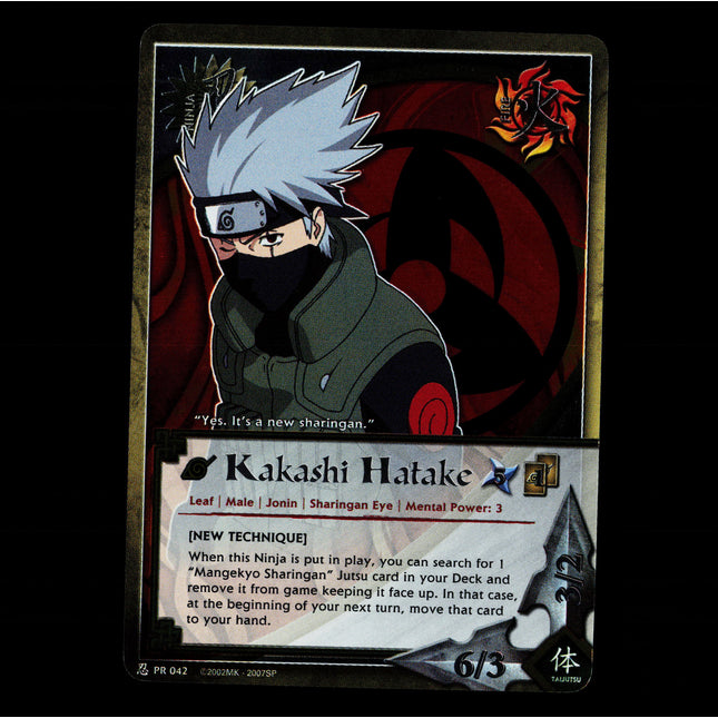 Kakashi Hatake - PR 042 - NM - Foil - Promo - Naruto CCG - E1-56