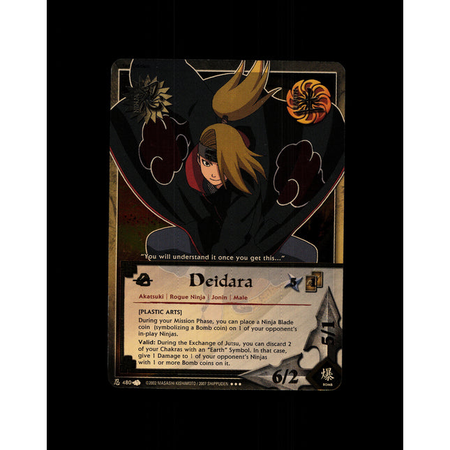 Deidara - 480 - NM - 1st Edition - Foil - Naruto CCG - D4-154