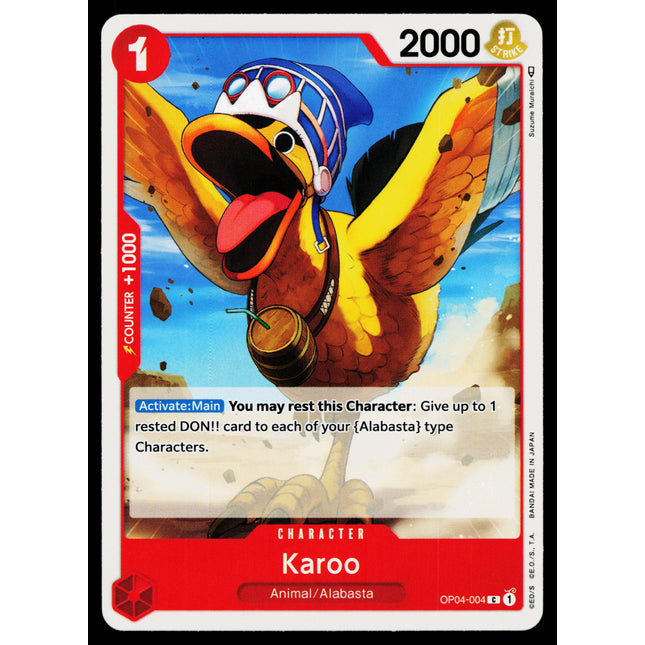 Karoo - OP04-004 - NM - Common - English OP04 - One Piece TCG