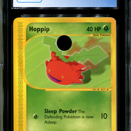Hoppip - 112/165 - CGC 8 - Expedition - Demo - Hole Punched Matte Back - Pokemon - 91091